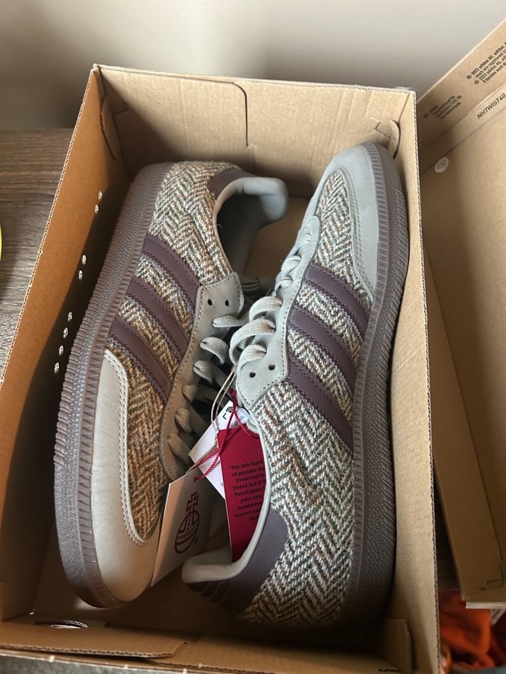 Adidas Samba OG ID1449 Tweed New in Box